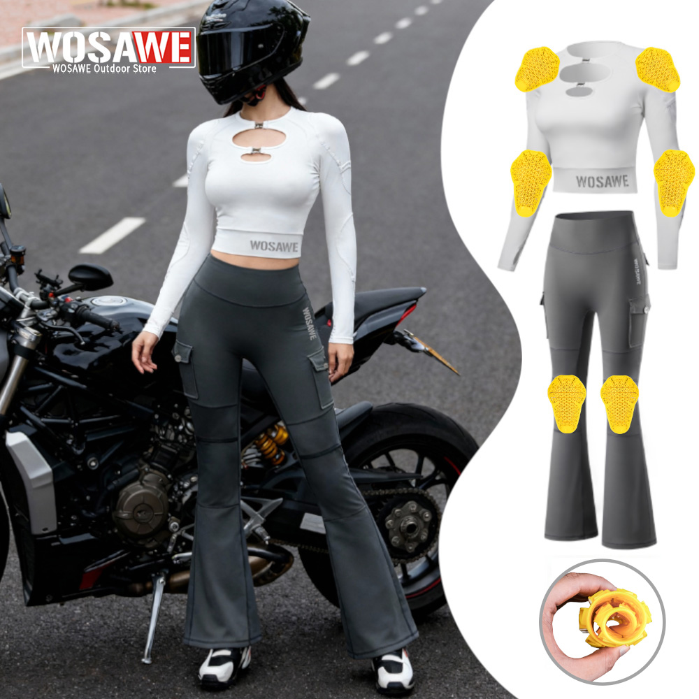 Motorcycle Gear Women Pants - WOSAWE 여성용 오토바이 자켓 및 바지