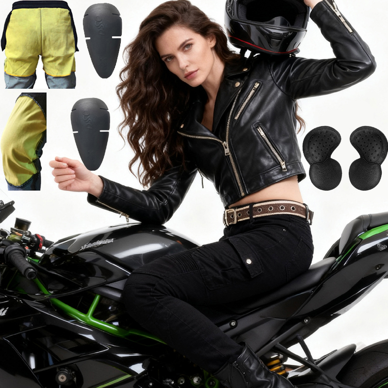 Motorcycle Gear Women Pants - 여성용 케블라 모터사이클 청바지 내마모성 라이딩
