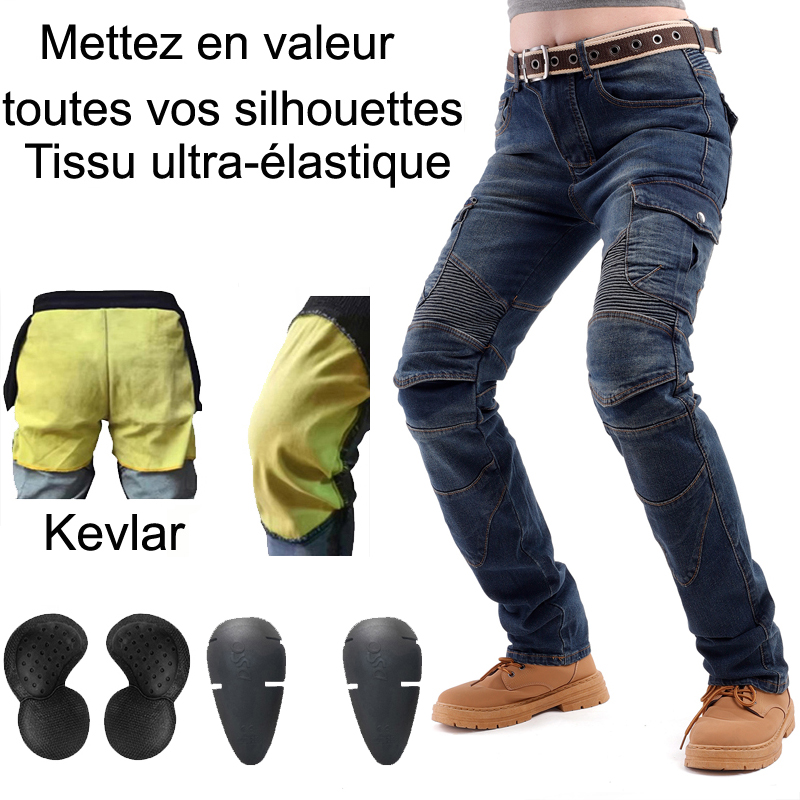 Motorcycle Gear Women Pants - 케블라 여성용 오토바이 청바지 아라미드 라이딩
