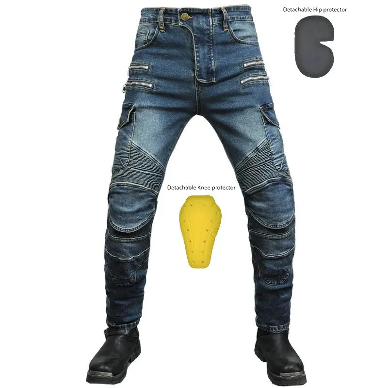 패션 신상 더블 지퍼 메탈 스타일 모토크로스 모토 바지 - Motorcycle Gear Women Pants 리뷰 및 가격