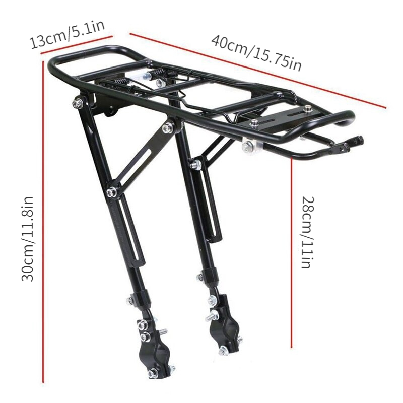 1PC 합금 후면 자전거 랙 캐리어 가방 수하물 사이클 - Tail Bag Rack 리뷰 및 가격