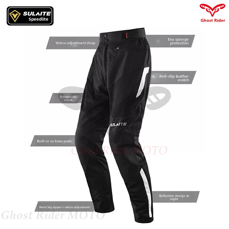 오토바이 여름 라이딩 팬츠 남녀 통기성 안티드롭 모토  - Motorcycle Gear Women Pants 리뷰 및 가격