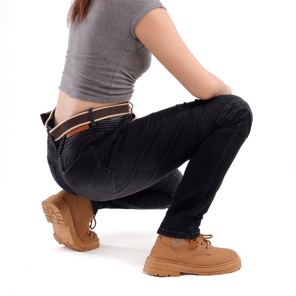 여성용 블랙 오프로드 모터사이클 진 더트 바이크 라이딩 - Motorcycle Gear Women Pants 리뷰 및 가격