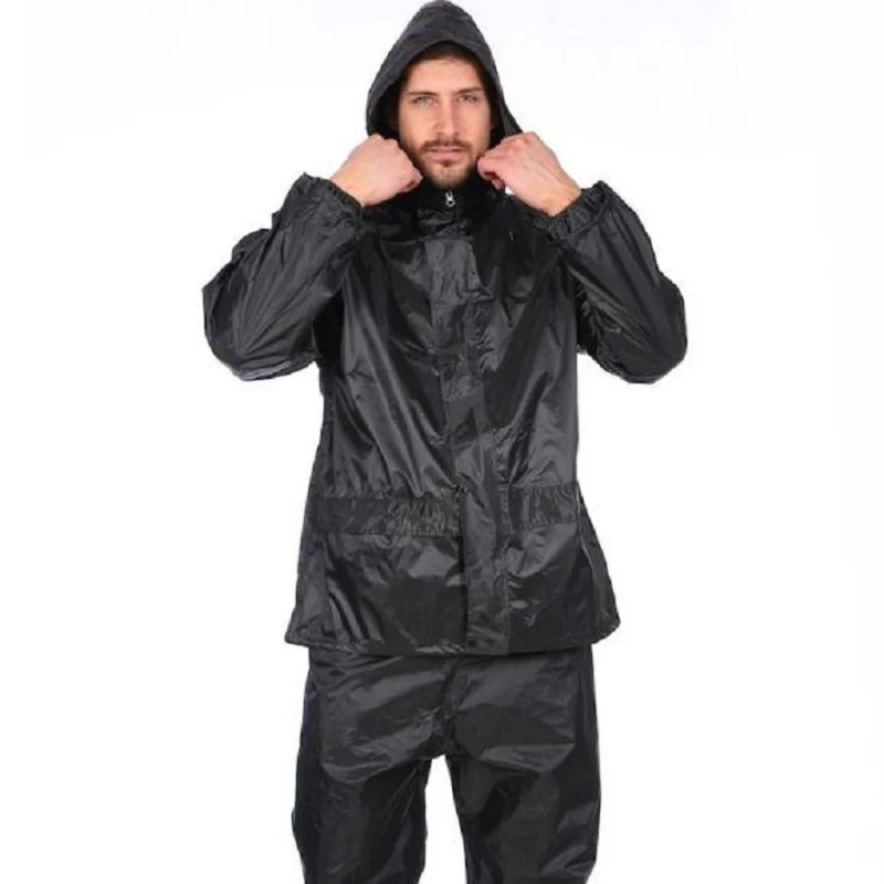 블랙 오토바이 블랙 성인 비옷, 방수 레인 기어 세트, - Motorcycle Gear Women Pants 리뷰 및 가격
