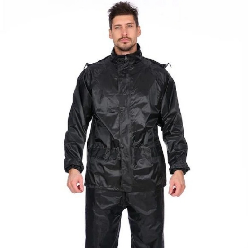 블랙 오토바이 블랙 성인 비옷, 방수 레인 기어 세트, - Motorcycle Gear Women Pants 리뷰 및 가격