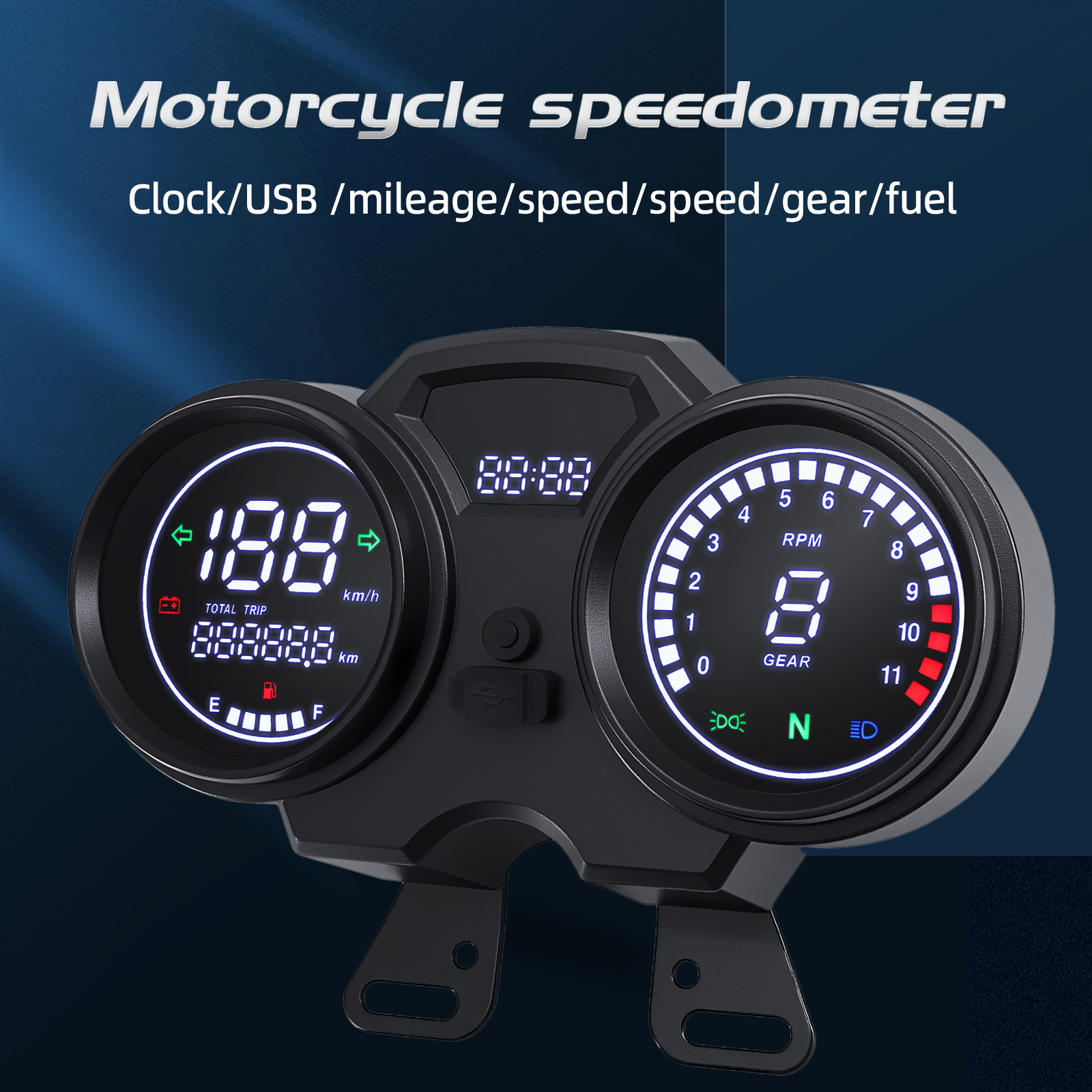 AD 오토바이 디지털 보드 범용 LCD 주행 속도계 미 - Motorcycle Gear Jammer 리뷰 및 가격