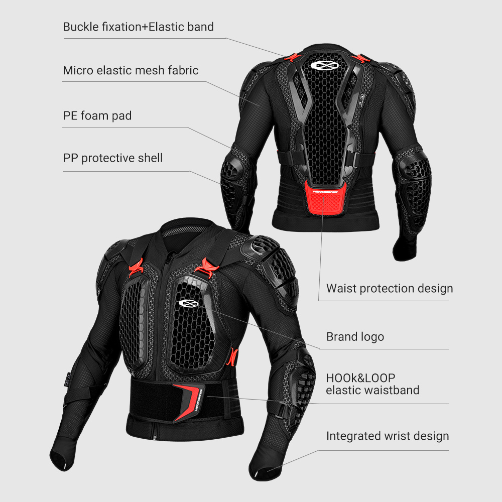 여름 통기성 오토바이 재킷 전신 보호대 남성 오토바이  - Motorcycle Gear For Men 리뷰 및 가격
